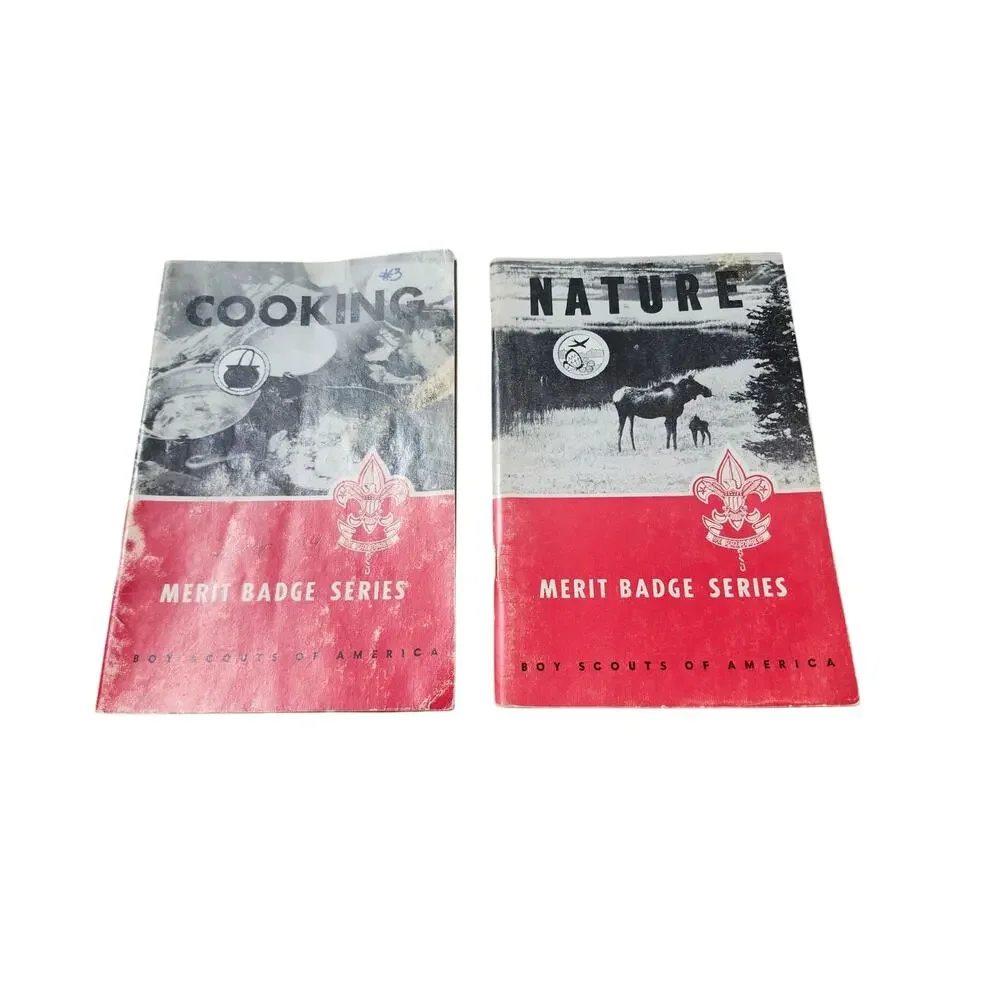 Vintage 1960's Boy Scouts of America Merit Badge Series 6 Booklets BSA Americana